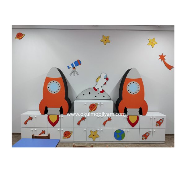 uzay astronot sınıf dolabı
