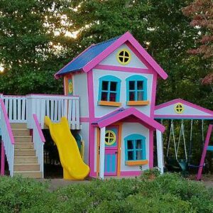 Oyun Evli Ahşap Çocuk Parkı